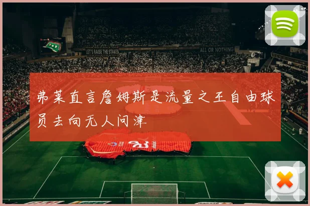 弗莱直言詹姆斯是流量之王自由球员去向无人问津